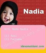 Arti Nadia Dalam Bahasa Arab